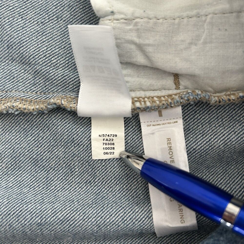 Classic Blue Denim Jacket - Women's Button-Front Jacket - Picture 11 of 11